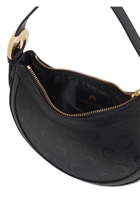 borsa moon canvas eclips mini donna nera MARINE SERRE | WBA002ARWOV0040BK99